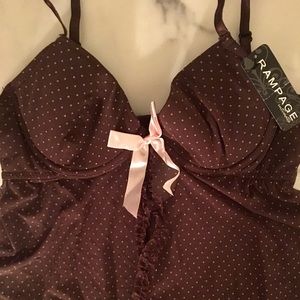 💋RAMPAGE POLKA DOT BABYDOLL iNTiMATE💋